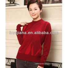 good antipilling cashmere knitting women's sweater